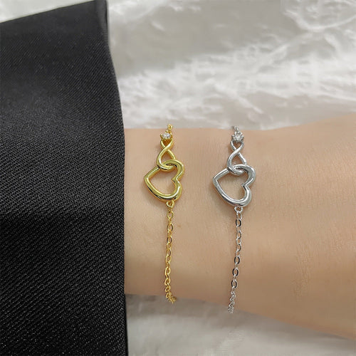 Heart-shape Bracelet Fashion Jewelry Versatile Love Bracelet Gift For