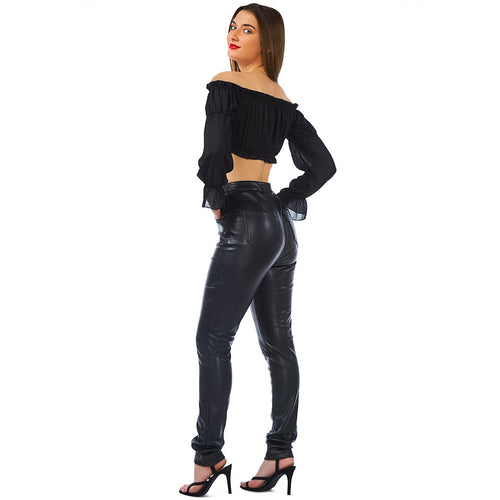Off Shoulder Crop Top