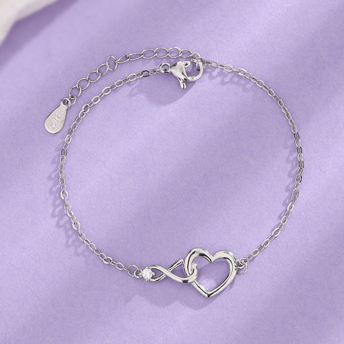 Heart-shape Bracelet Fashion Jewelry Versatile Love Bracelet Gift For