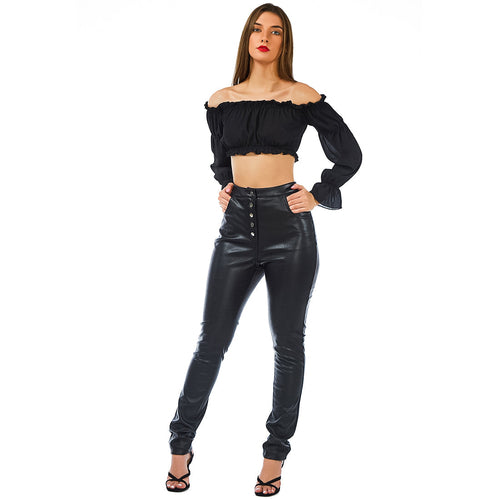 Off Shoulder Crop Top
